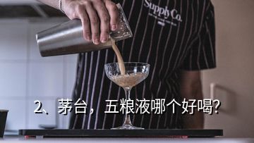 2、茅台，五粮液哪个好喝？