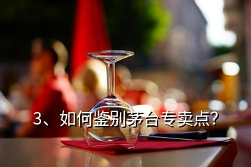 3、如何鉴别茅台专卖点？