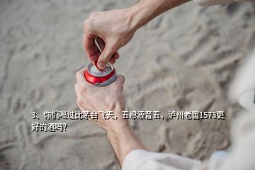 3、你们喝过比茅台飞天，五粮液普五，泸州老窖1573更好的酒吗？