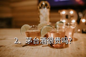 2、茅台酒很贵吗？