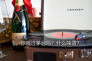 1、你喝过茅台吗？什么味道？