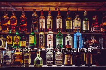 2、谈谈你人生第一次喝了茅台酒后是什么感觉？