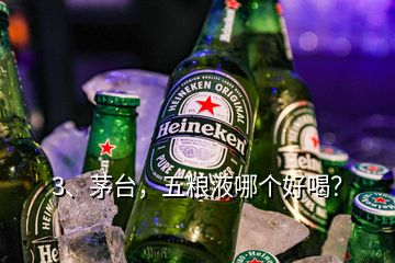 3、茅台，五粮液哪个好喝？