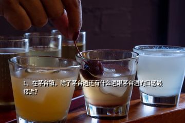 1、在茅台镇，除了茅台酒还有什么酒跟茅台酒的口感最接近？