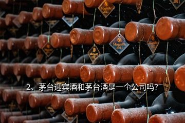 2、茅台迎宾酒和茅台酒是一个公司吗？