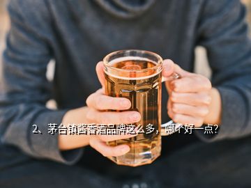 2、茅台镇酱香酒品牌这么多，哪个好一点？