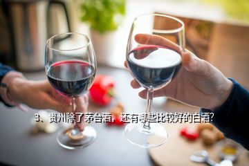 3、贵州除了茅台酒，还有哪些比较好的白酒？