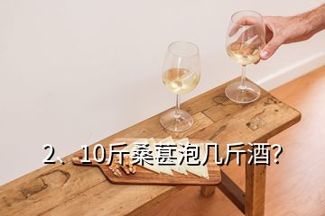 2、10斤桑葚泡几斤酒？