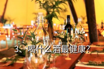 3、喝什么酒最健康？