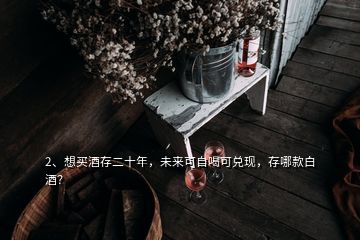 2、想买酒存二十年，未来可自喝可兑现，存哪款白酒？