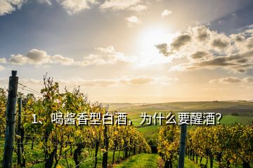 1、喝酱香型白酒，为什么要醒酒？