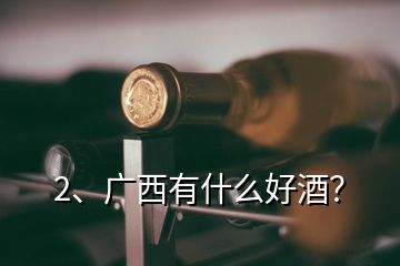 2、广西有什么好酒？