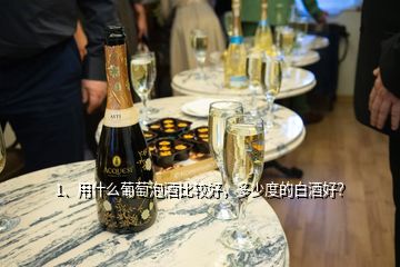 1、用什么葡萄泡酒比较好，多少度的白酒好？