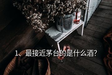 1、最接近茅台的是什么酒？