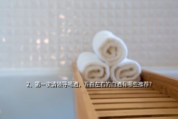 2、第一次请领导喝酒，五百左右的白酒有哪些推荐？