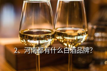 2、河南都有什么白酒品牌？