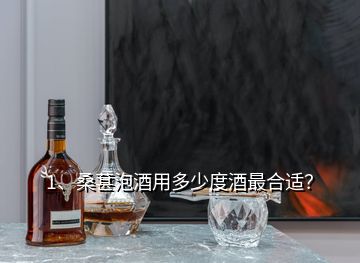 1、桑葚泡酒用多少度酒最合适？