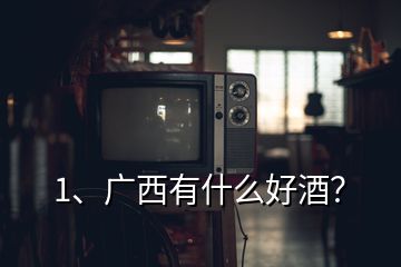 1、广西有什么好酒？