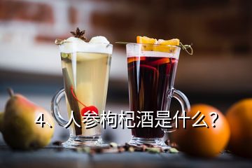 4、人参枸杞酒是什么？