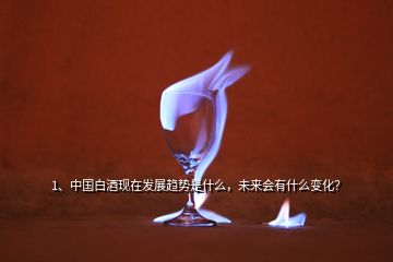 1、中国白酒现在发展趋势是什么，未来会有什么变化？