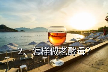 2、怎样做老酵母？