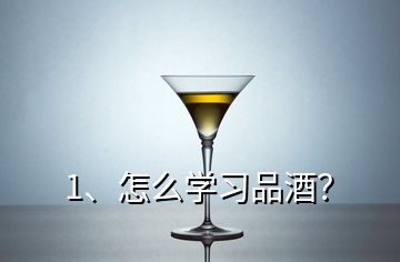 1、怎么学习品酒？