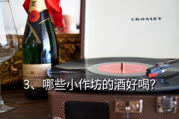 3、哪些小作坊的酒好喝？