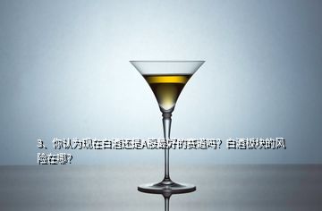 3、你认为现在白酒还是A股最好的赛道吗？白酒板块的风险在哪？