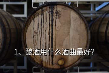 1、酿酒用什么酒曲最好？