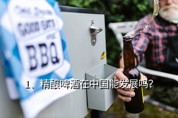 1、精酿啤酒在中国能发展吗？