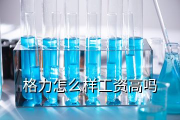 格力怎么样工资高吗