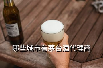 哪些城市有茅台酒代理商