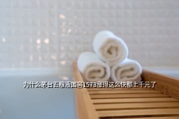 为什么茅台五粮液国窖1573涨得这么快都上千元了