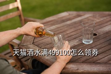 天猫酒水满499100怎么领券