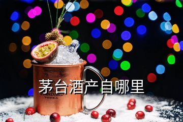 茅台酒产自哪里