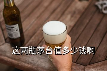 这两瓶茅台值多少钱啊