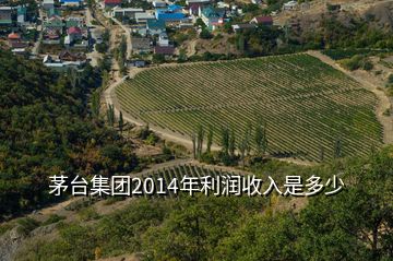 茅台集团2014年利润收入是多少