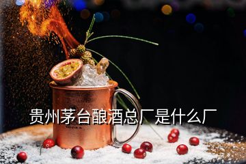 贵州茅台酿酒总厂是什么厂