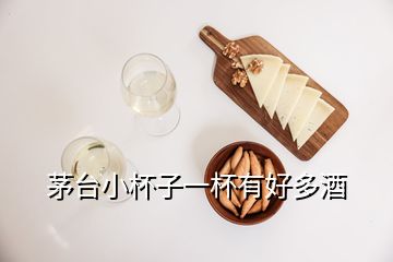 茅台小杯子一杯有好多酒