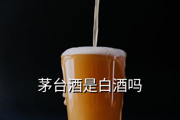 茅台酒是白酒吗