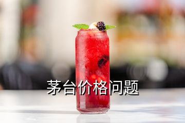 茅台价格问题