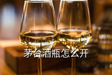 茅台酒瓶怎么开