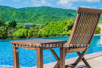 九五年珍品茅台酒木头盒装五十三度有两个铜酒杯多少钱