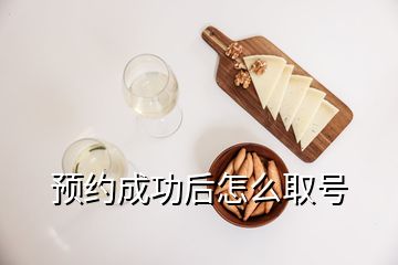 预约成功后怎么取号