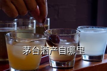 茅台酒产自哪里