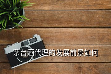 茅台酒代理的发展前景如何