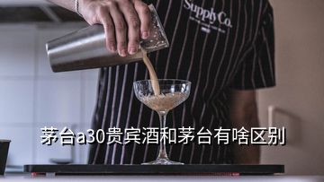 茅台a30贵宾酒和茅台有啥区别