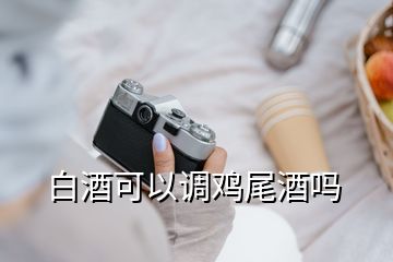 白酒可以调鸡尾酒吗