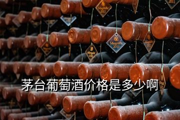 茅台葡萄酒价格是多少啊