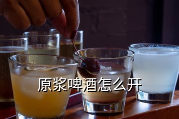 原浆啤酒怎么开